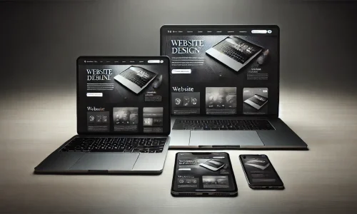 website displayed website displayed